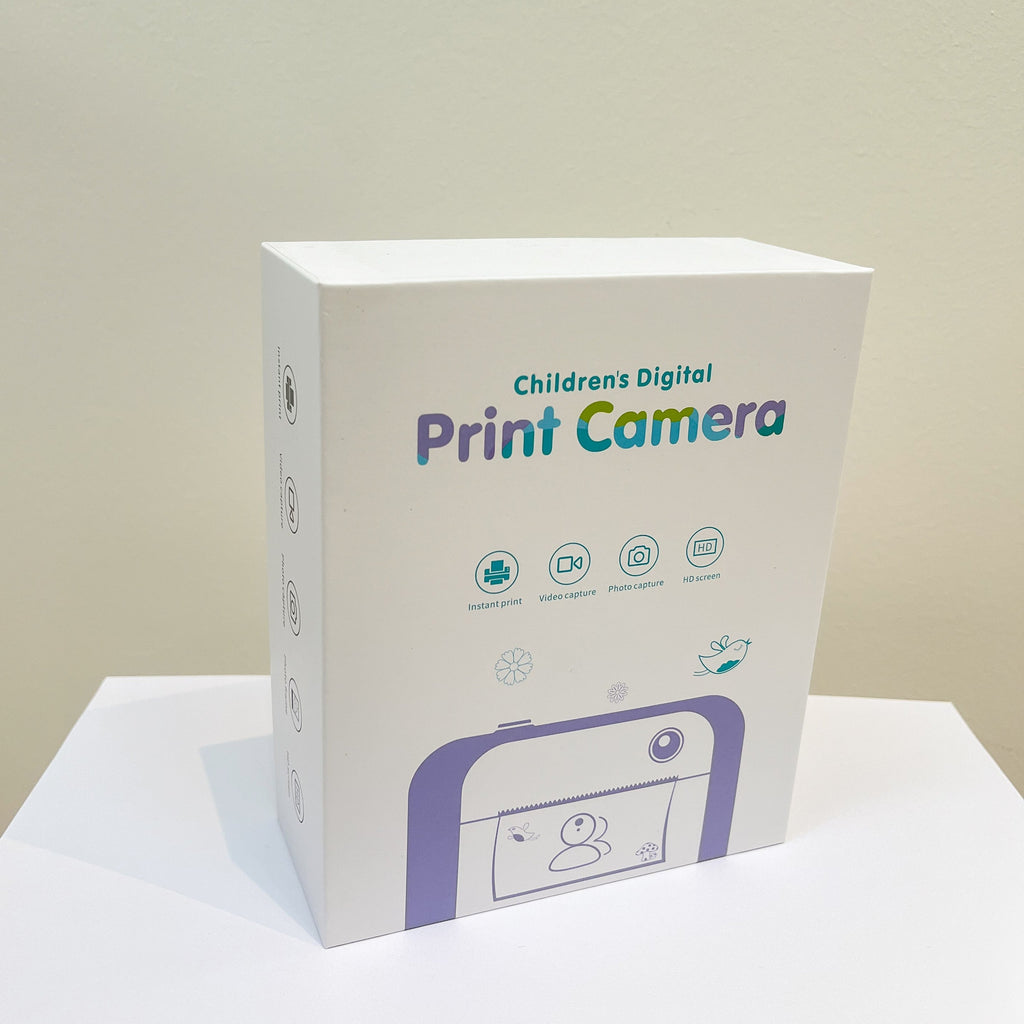 Børnekamera med termisk print - blå