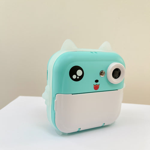 Børnekamera med termisk print - blå