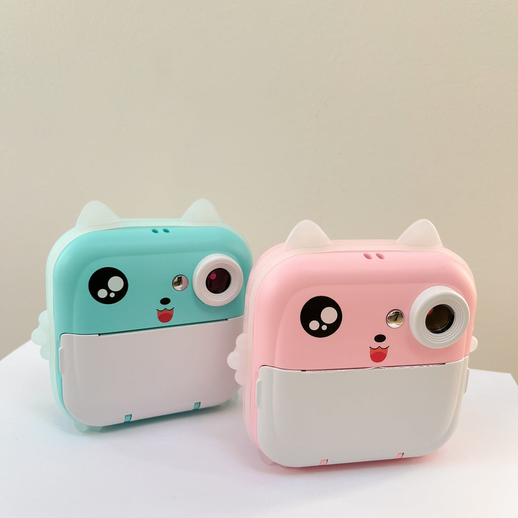 Børnekamera med termisk print - blå