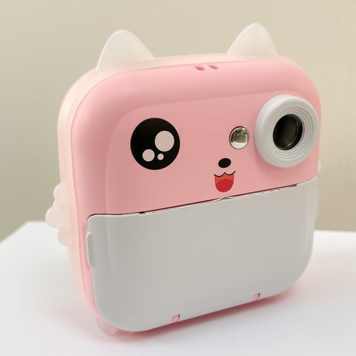 Børnekamera med termisk print - pink