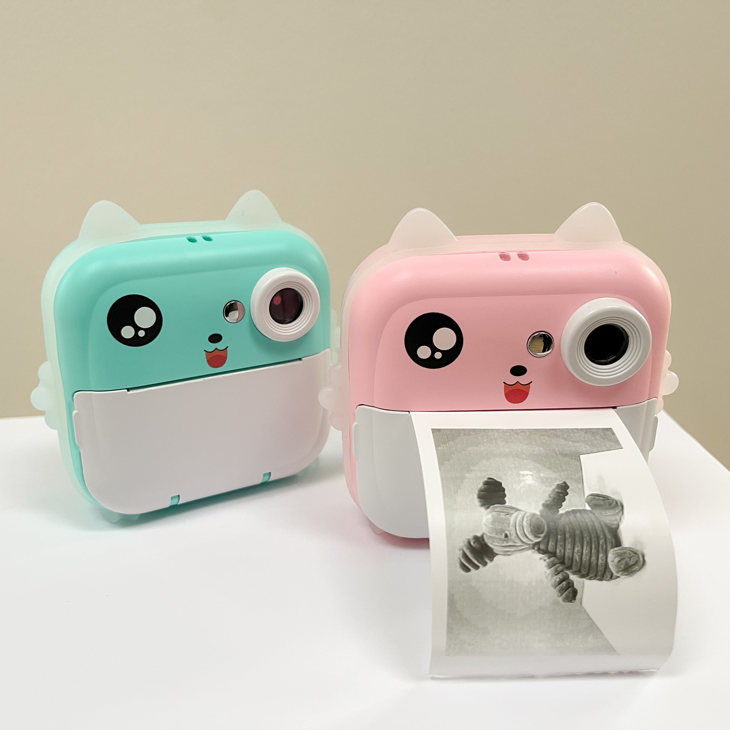 Børnekamera med termisk print - blå